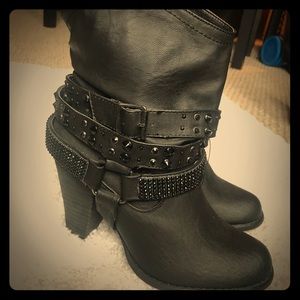 Not Rated Black Embellished Boot